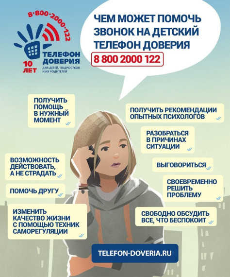 На территории Ульяновской области действует бесплатный и анонимный Общероссийский детский телефон доверия: 8-800-2000-122. На территории Ульяновской области действует бесплатный и анонимный Общероссийский детский телефон доверия: 8-800-2000-122.